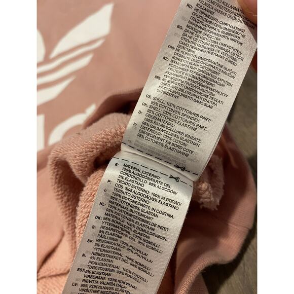 Adidas Womens Pink Oversized Sweatshirt Size Medium - Picture 6 of 9